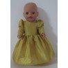 prinsessenjurk goud baby born little 36cm