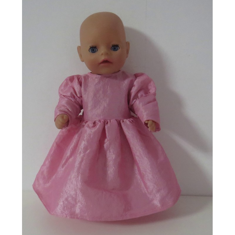 prinsessenjurk roze baby born little 36cm