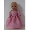 prinsessenjurk roze baby born little 36cm