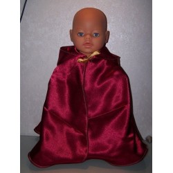 prinsessencape rood baby born 43cm