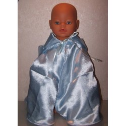 prinsessencape blauw baby born 43cm