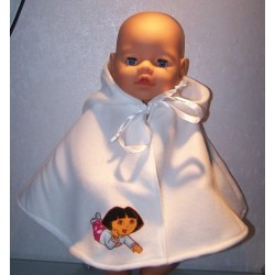 wintercape dora baby born 43cm