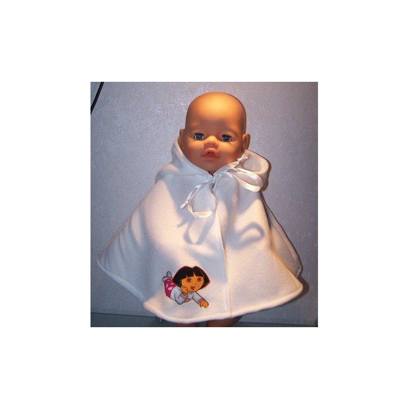 wintercape dora baby born 43cm