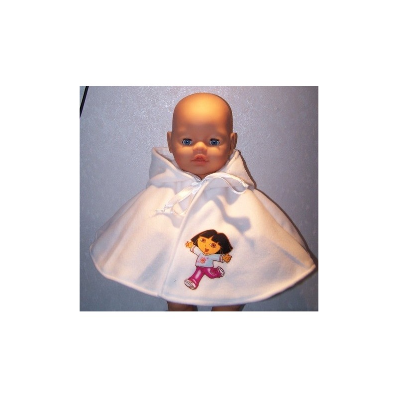 wintercape dora baby born 43cm