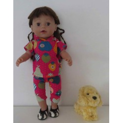 capuchontrui setje appel baby born 43cm