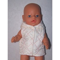bodywarmer met rood  baby born 43cm