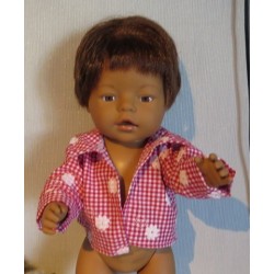 openjasje rood baby born 43cm