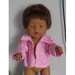 openjasje roze baby born 43cm