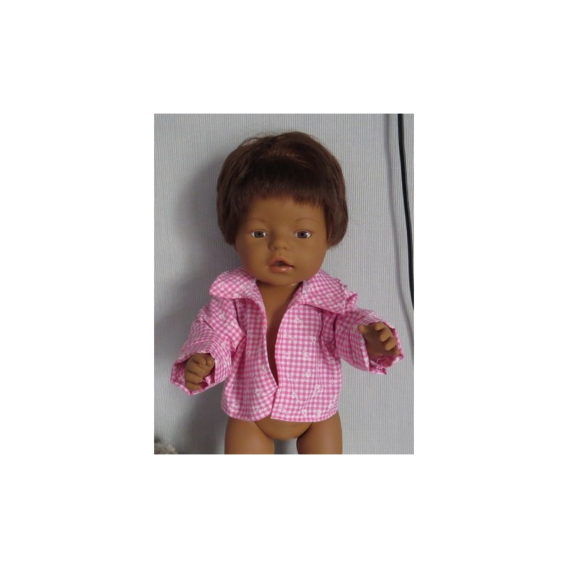 openjasje roze baby born 43cm