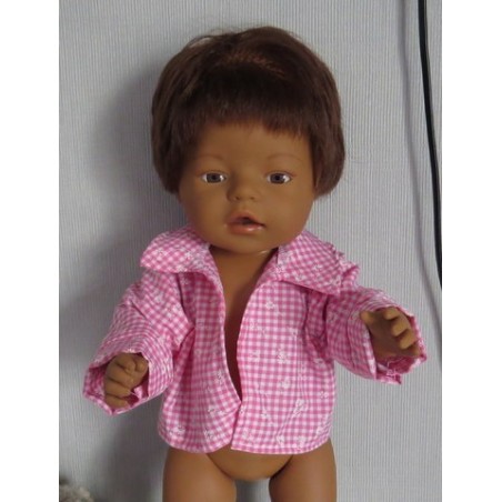 openjasje roze baby born 43cm