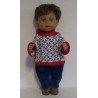 capuchontrui setje politie baby born 43cm
