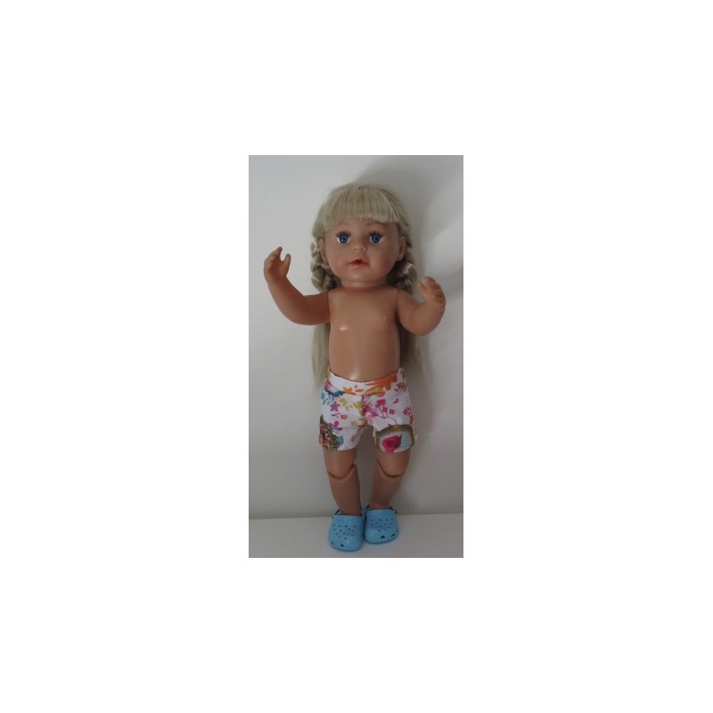 korte broek beer baby born 43cm