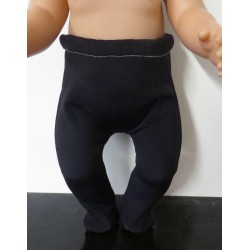 wintermaillot zwart baby born 43cm