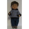 capuchontrui setje racktetten  baby born 43cm