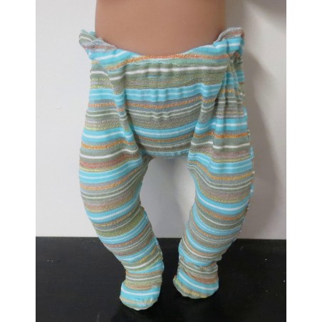 maillot blauw gestreept baby born 43cm