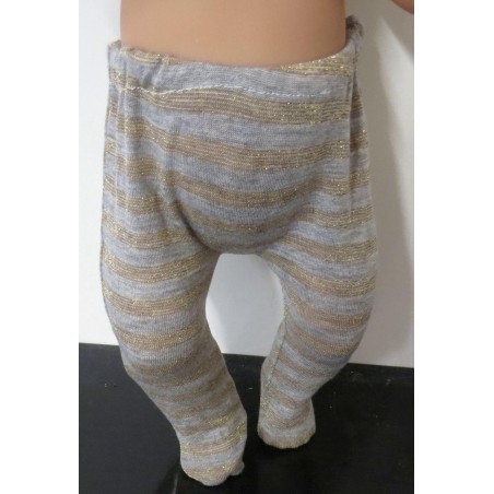 maillot grijs gestreept baby born 43cm