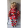 capuchontrui setje rood vogels baby born 43cm