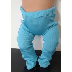 maillot aqua blauw  gestreept baby born 43cm