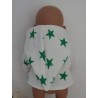 tussenjas sterren groen  baby born 43cm