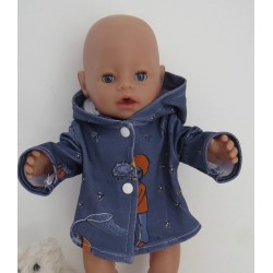 tussenjas kamperen baby born 43cm