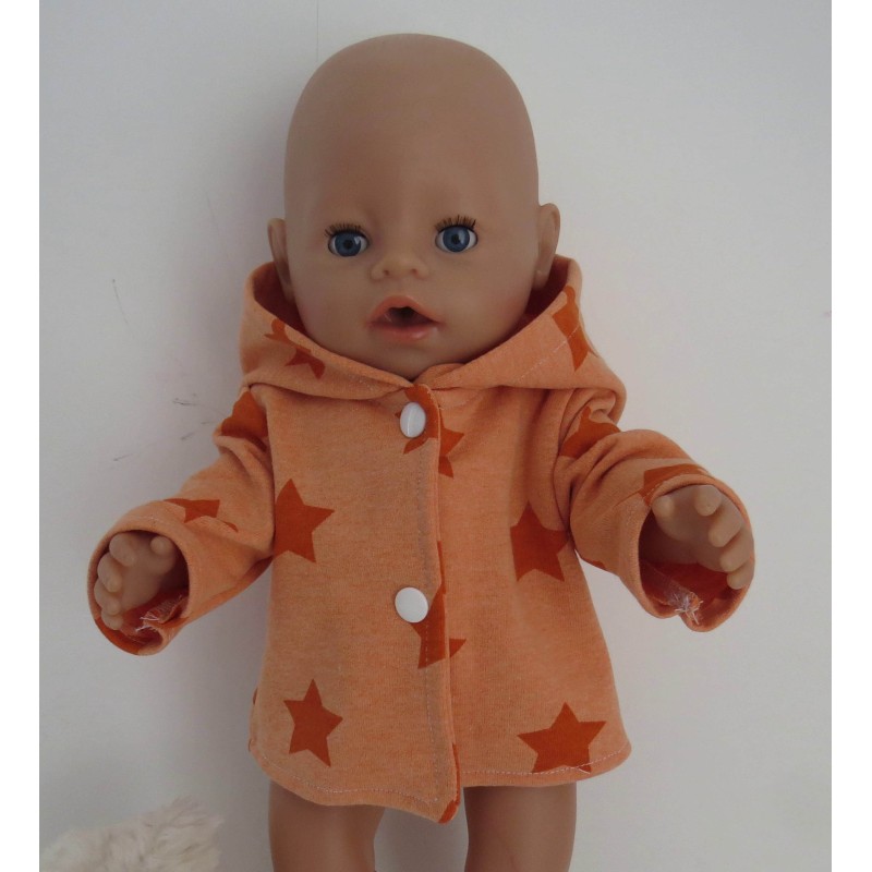 tussenjas sterren baby born 43cm