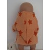 tussenjas sterren baby born 43cm