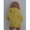 tussenjas geel klavertjes baby born 43cm