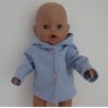 tussenjas blauw baby born 43cm