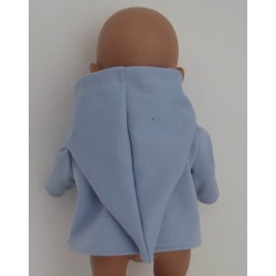 tussenjas blauw baby born 43cm