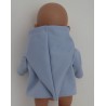 tussenjas blauw baby born 43cm