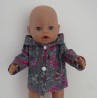 jas grijs baby born 43cm