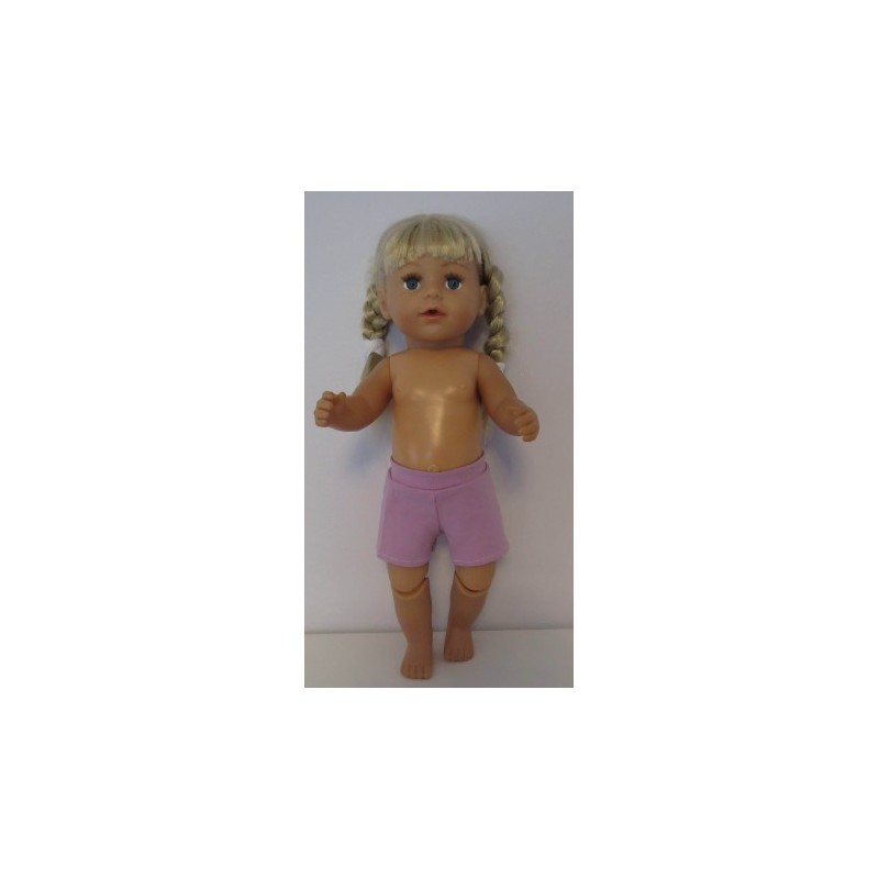 korte broek lila nr 6 baby born 43cm