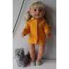 jas oker geel  baby born 43cm