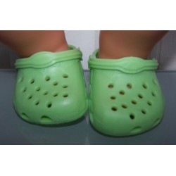crocs groen baby born 43cm