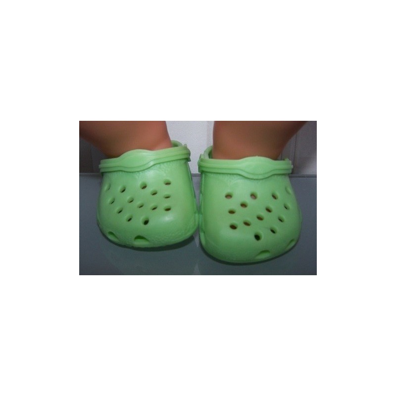 crocs groen baby born 43cm