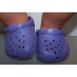 crocs lila baby born 43cm