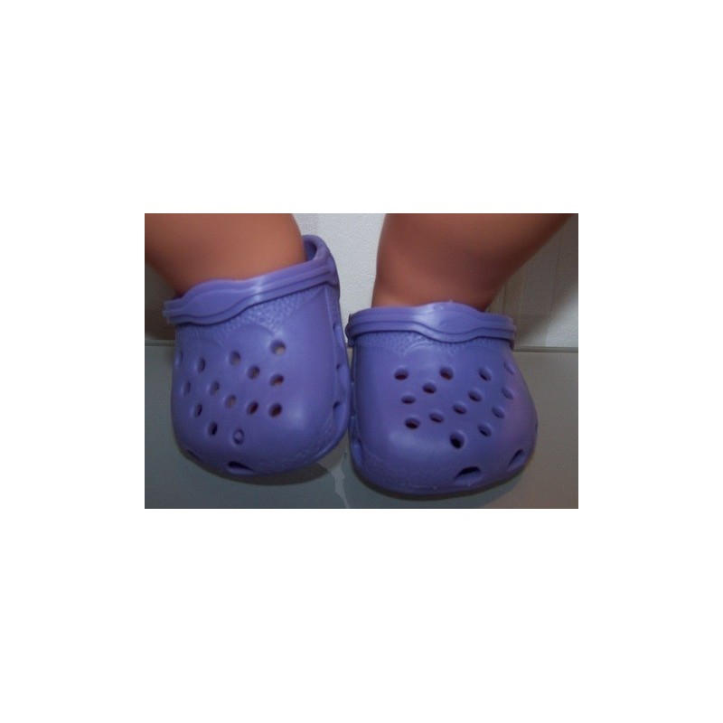 crocs lila baby born 43cm