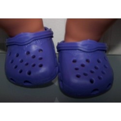 crocs paars baby born 43cm