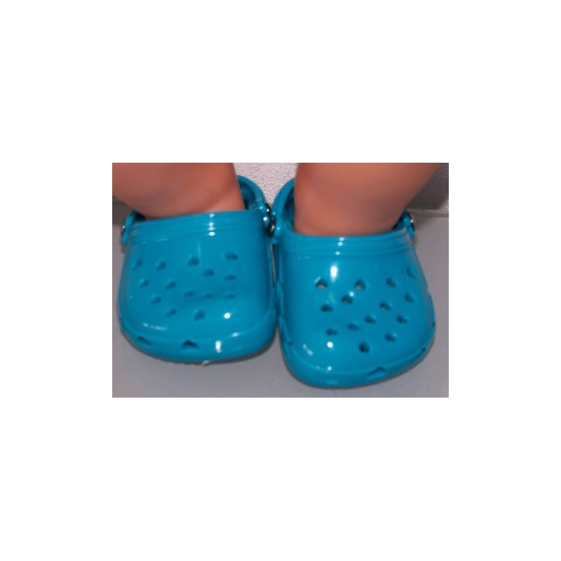 crocs met hartjes baby born 43cm
