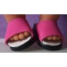 slippers hard roze baby born 43cm