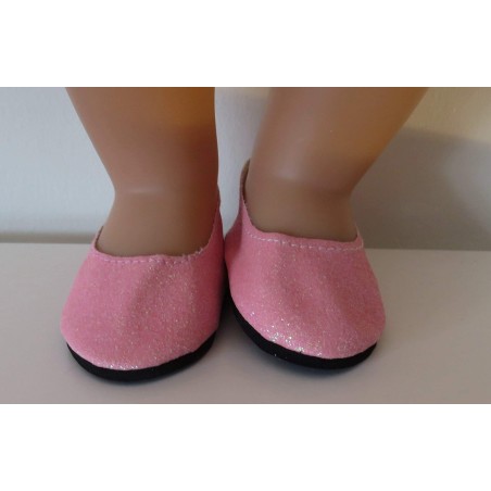 glitter schoentjes roze baby born 43cm