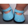 lak schoentjes blauw baby born 43cm