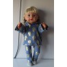 capuchontrui setje blauw leeuwen baby born 43cm