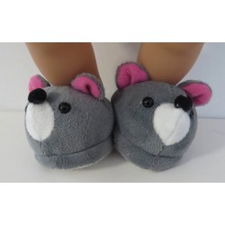 sloffen muis baby born 43cm