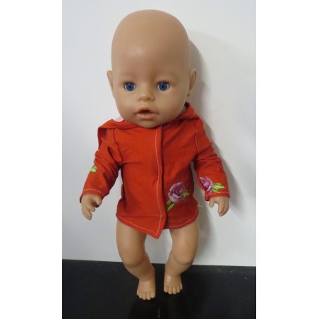 jas rood baby born 43cm