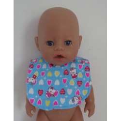 slab blauw hello kitty hartjes baby born 43cm