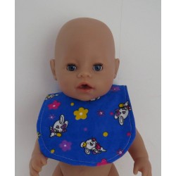 slab hard blauw konijnen baby born 43cm