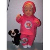 capuchontrui setje strawberry shortcake aardbeien baby born 43cm
