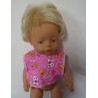 slab roze konijnen baby born 43cm