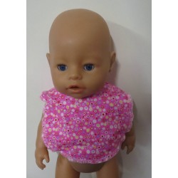 slab roze stippen baby born 43cm